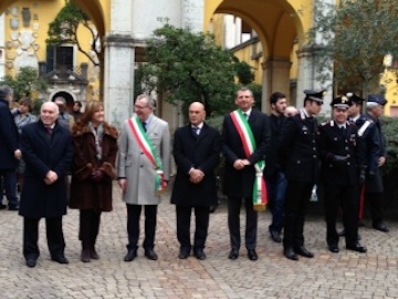 sindaco Albore Mascia e Presidente Guerri su celebrazioni Anniversario Orfico al Vittoriale01