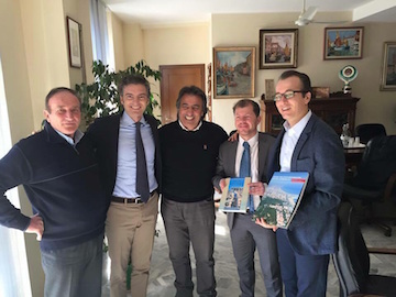 Delegazione in visita a Cesenatico