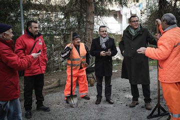 Pescara Lavori di rifacimento stradale in corso Via Caduti per Servizio