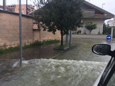 maltempo allagamenti a Pescara