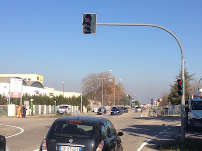 Incrocio via Po finalmente in sicurezza a San Giovanni Teatino