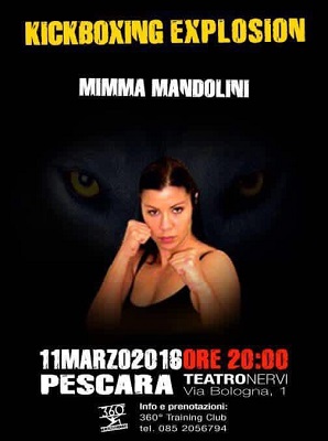 Mimma Mandonlini a Kickboxing Explosion 2016