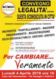 M5S Convegno sulla legalità a L’Aquila