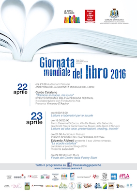 locandina Giornata Mondiale del Libro 2016