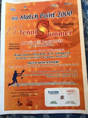 15° Tennis Summer