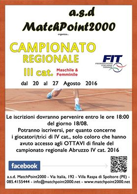 Campionati Regionali di 3° categoria