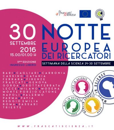 "La notte Europea dei Ricercatori 2016"