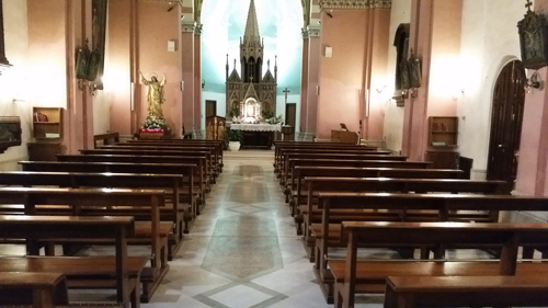 Chiesa Ss Assunta interno a Roseto