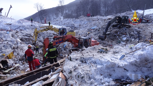 Hotel Rigopiano messa in sicurezza