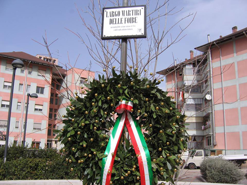 Intitolata ai “Martiri delle Foibe” l’area verde di via Amiterno