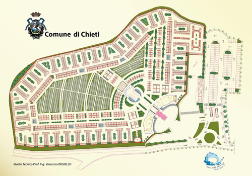 Pianta generale nuovo Cimitero Chieti