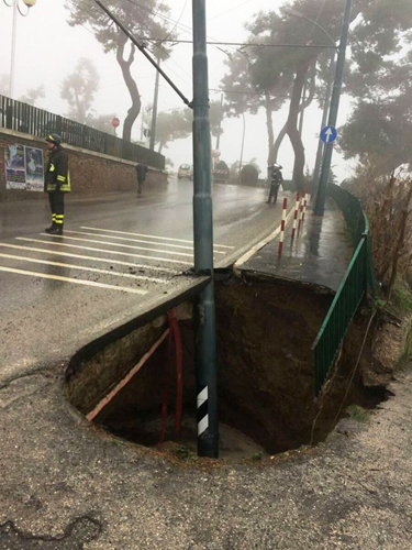 smottamento a Chieti