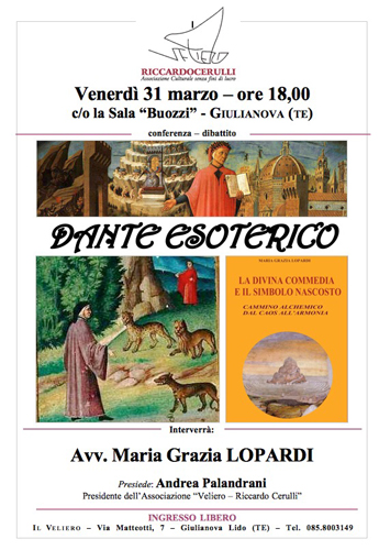 locandina Dante esoterico