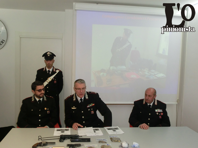 Scoperto arsenale dai Carabinieri di Pescara