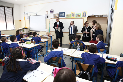 studenti di Farindola a Pescara