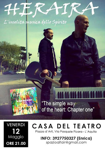 Heraira in concerto il 12 maggio alla Casa del Teatro