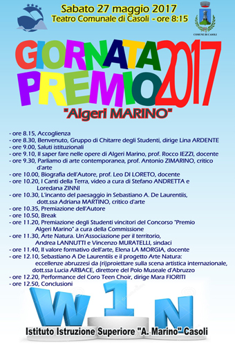 MANIFESTO GIORNATA PREMIO ALGERI MARINO 2017