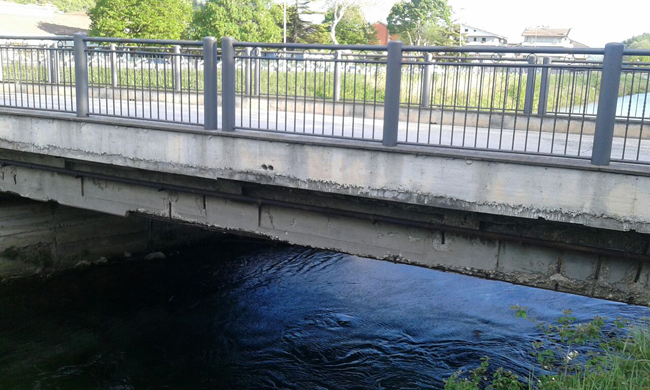 degrado ponte Popoli