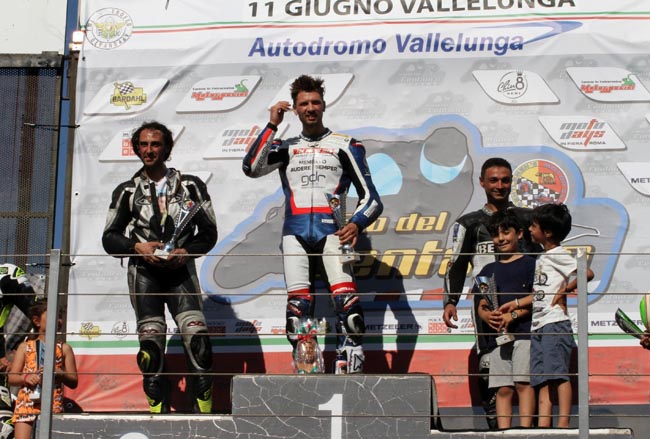 D'Annunzio podio Vallelunga