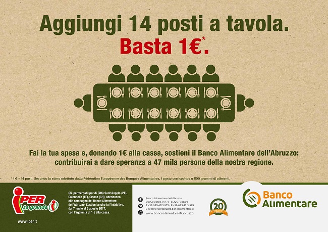 AL VIA LA CAMPAGNA IPER-BANCO ALIMENTARE ABRUZZO