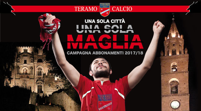 Teramo Calcio campagna abbonamenti