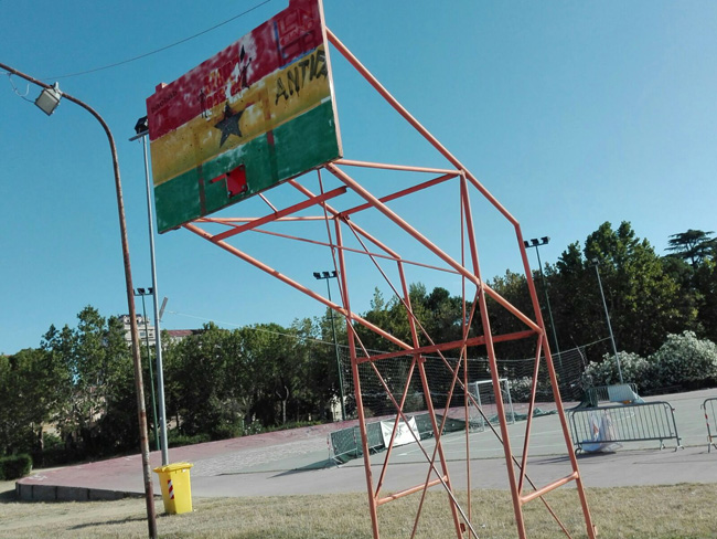 Lanciano campo di basket di Villa Delle Rose