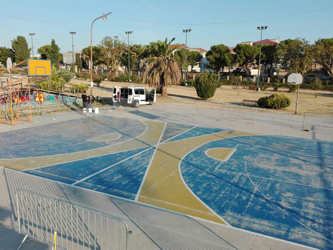 campo di basket di Villa Delle Rose