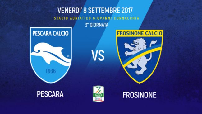 Serie B, Pescara-Frosinone: informazioni e prezzi dei biglietti