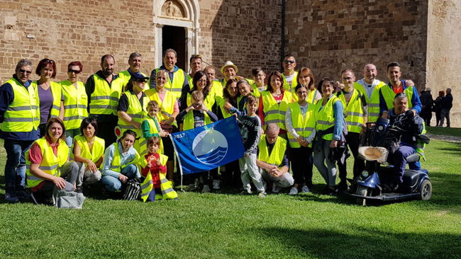 gruppo di terza giornata di “Puliamo Fossacesia”