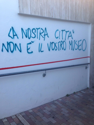 vandalismo sottopasso