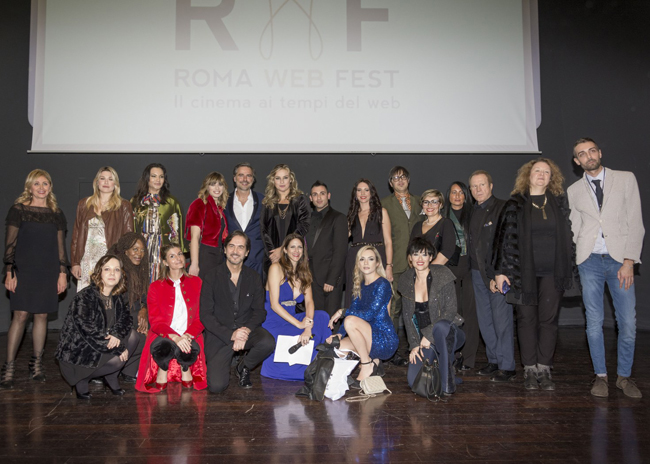 Membri della giuria e ospiti del Roma Web Fest