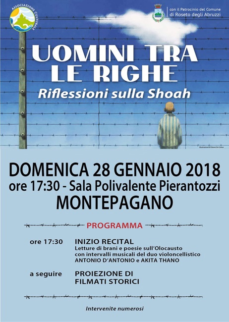 Uomini Tra Le Righe Riflessioni Sulla Shoah A Montepagano Il 28 Gennaio