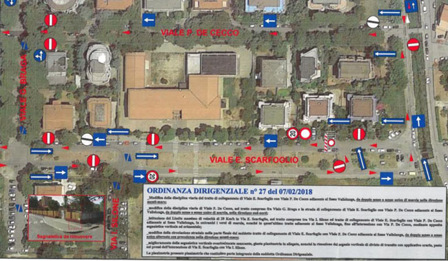 mobilità Viale De Cecco