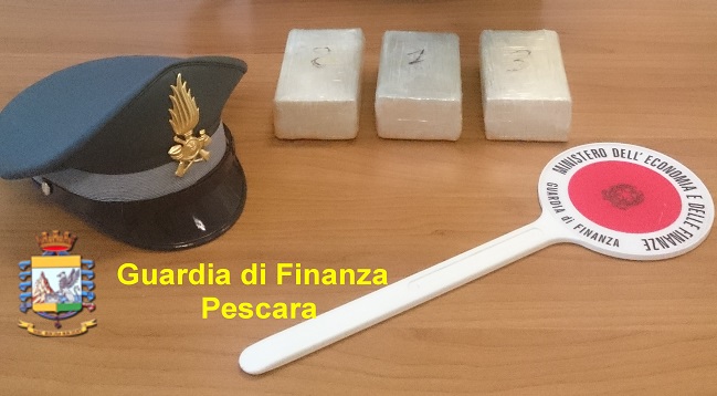 droga sequestrata Pescara 4 maggio 2018