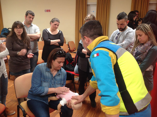 corso emergenze pediatriche palazzo Baldoni