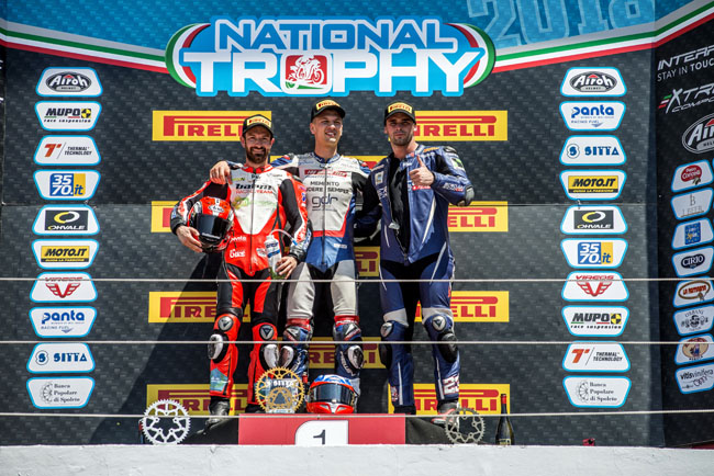 Federico D’Annunzio vince Imola CIV National Trophy 1000