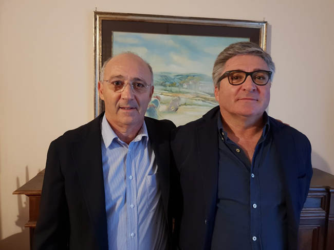 I fratelli Cesarino (a sinistra) e Giuliano Leone