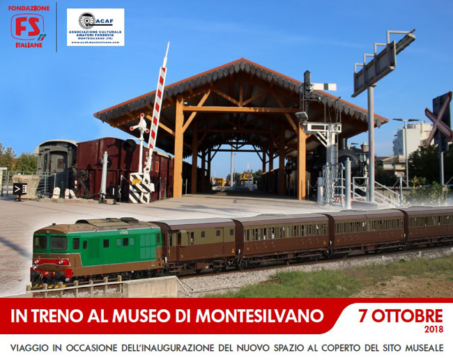 inaugurazione tettoia museo ferroviario Montesilvano