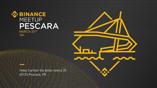 binance meetup Pescara 30 marzo 2019