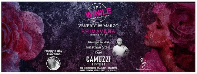 winile camuzzi bistrot 22 marzo 2019