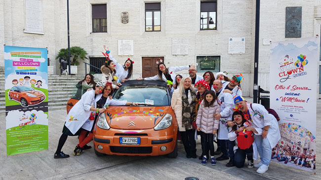 taxi clown Pescara presentazione