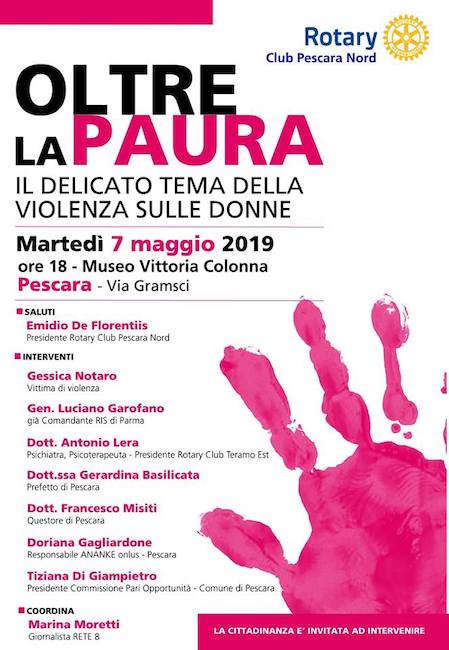 convegno oltre la paura 7 maggio 2019