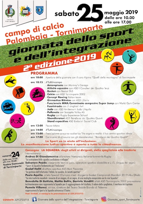 giornata sport integrazione 2019 Tornimparte