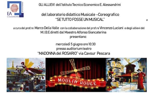 musical "Moulin rouge" a Pescara