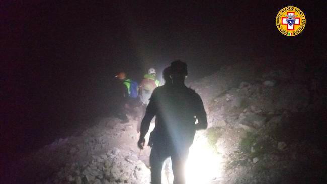 soccorso escursionista gran sasso 27 luglio 2019 foto