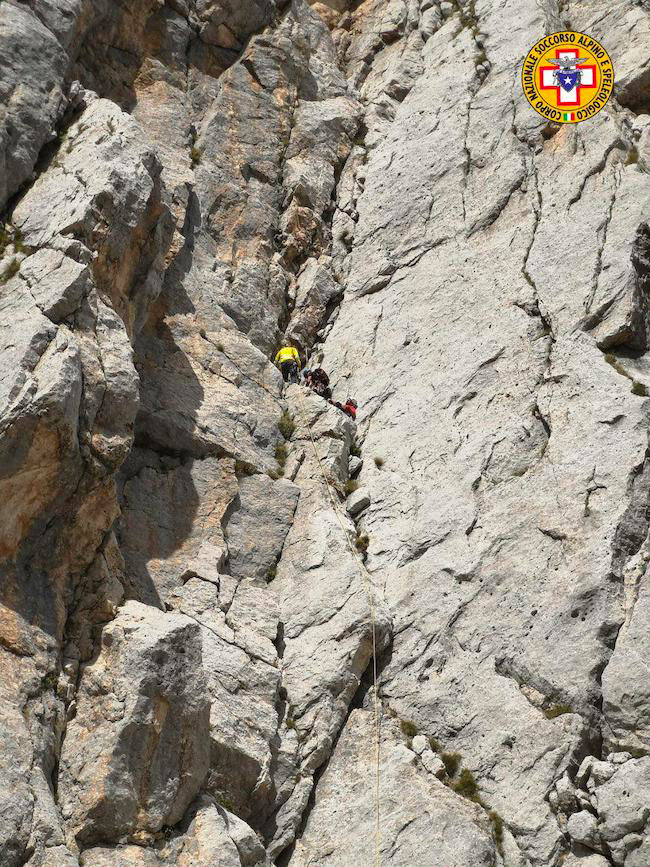 salvataggio su corno piccolo