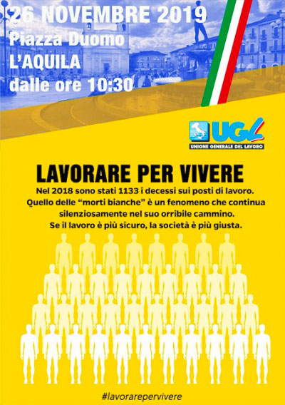 lavorare per vivere l'aquila