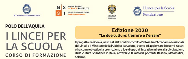 lincei scuola 2020