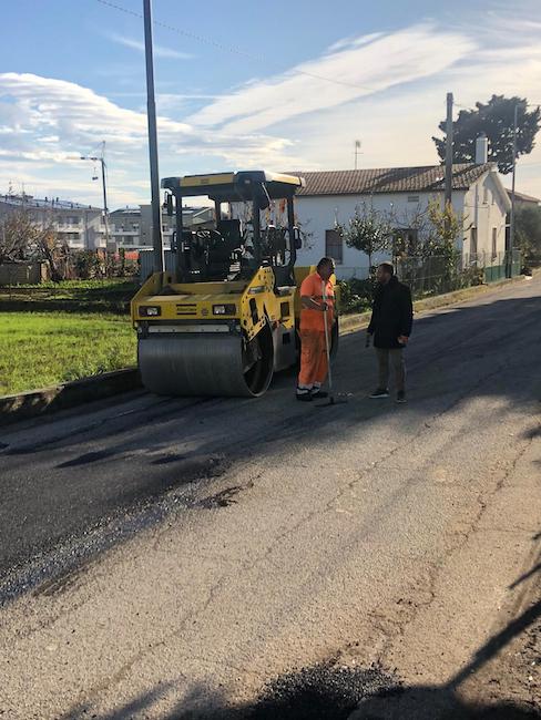 piano asfalti lavori via falgioni giulianova