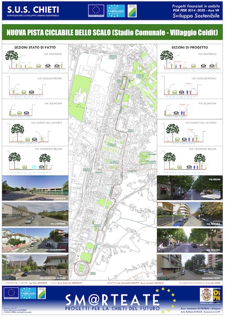 chieti nuova pista ciclabile